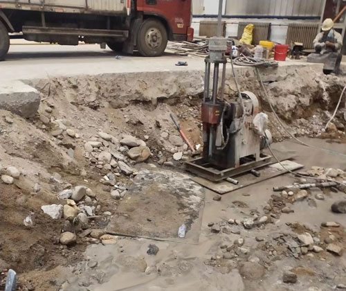 那曲公路下沉压浆